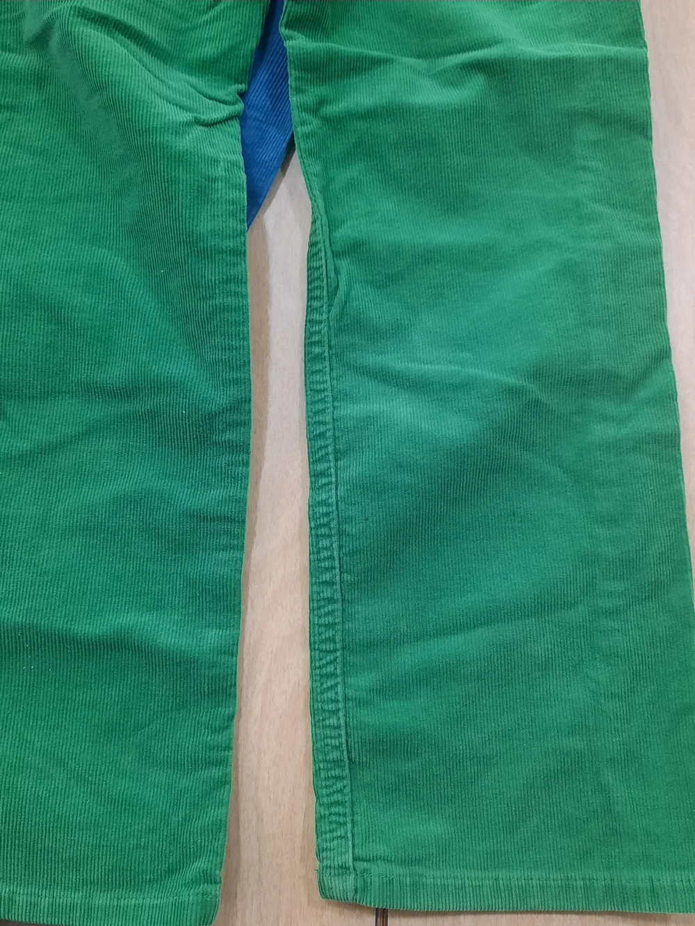 OshKosh B'gosh Girls Bootcut Green Blue Corduroy Pants 6x